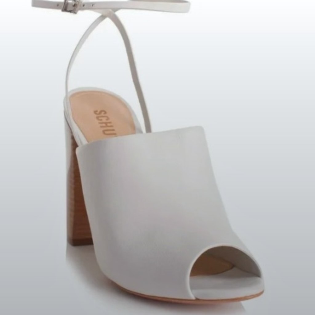New In Box Schutz Sexy Open Toe Ankle Wrap Heels Sandals Shoes
